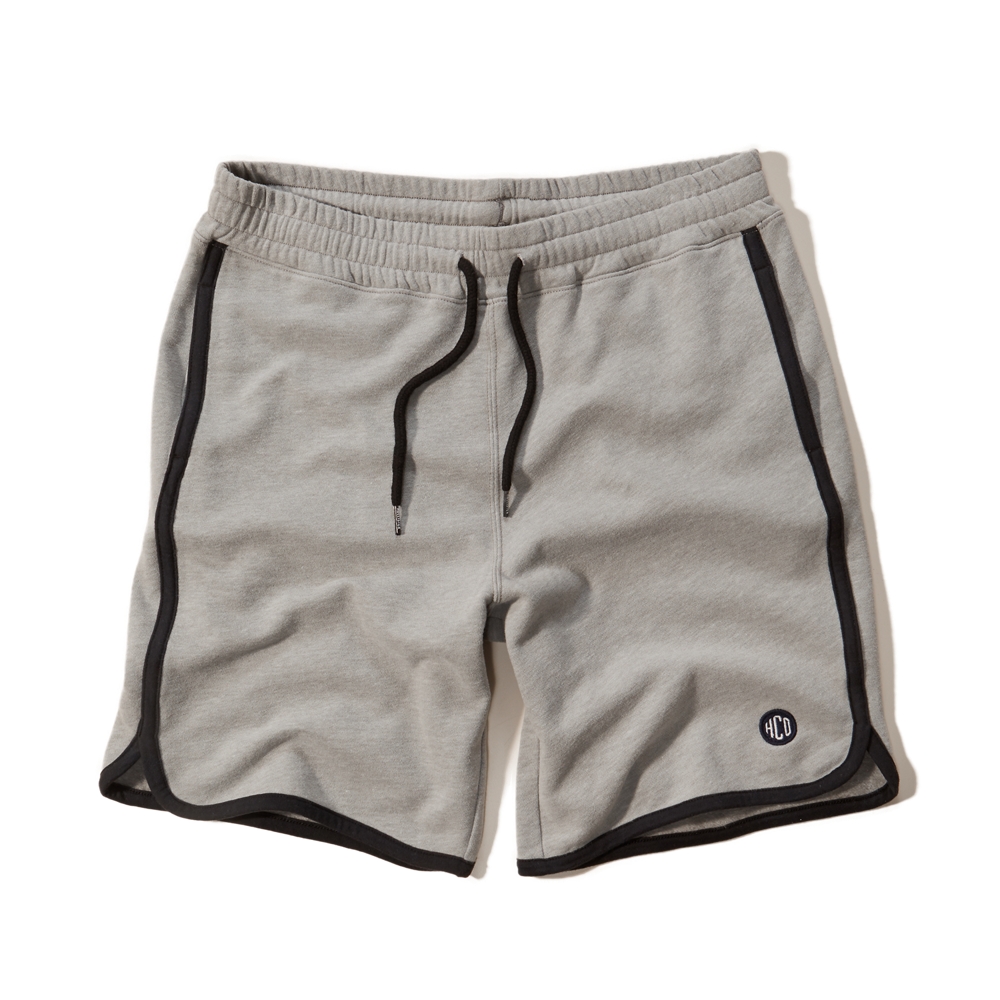 hollister fleece jogger shorts