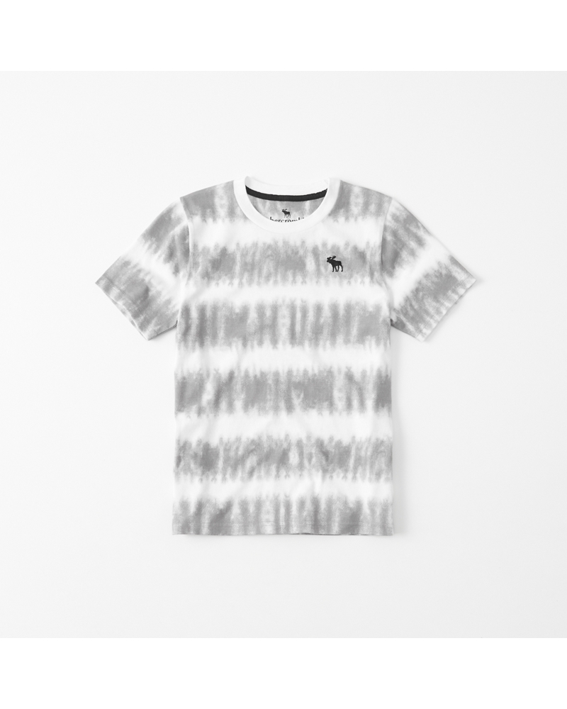 boys Dye Effect Crew Tee | boys tops | Abercrombie.ca