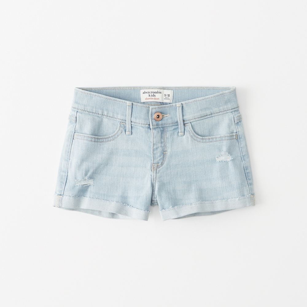 abercrombie kids jean shorts