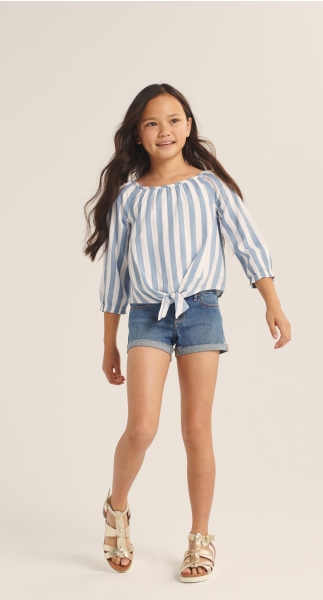 abercrombie kids jean shorts