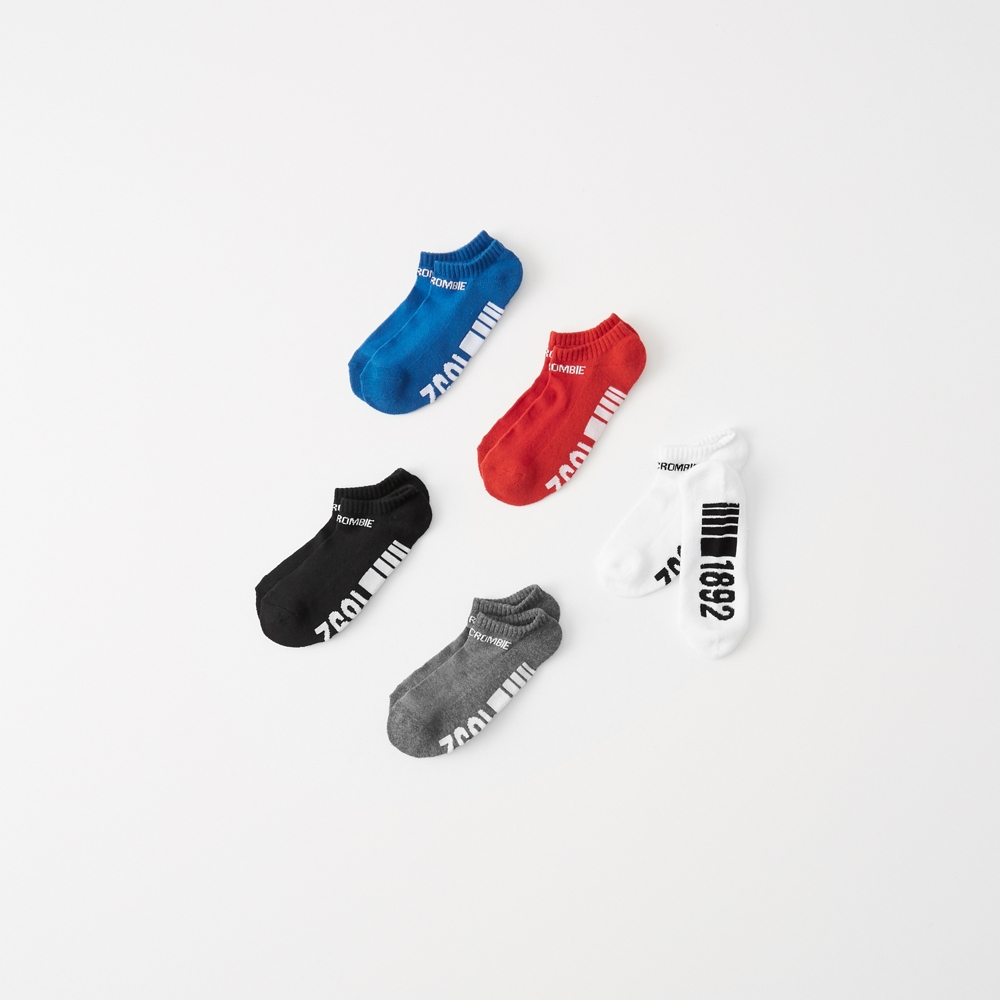 logo ankle socks set