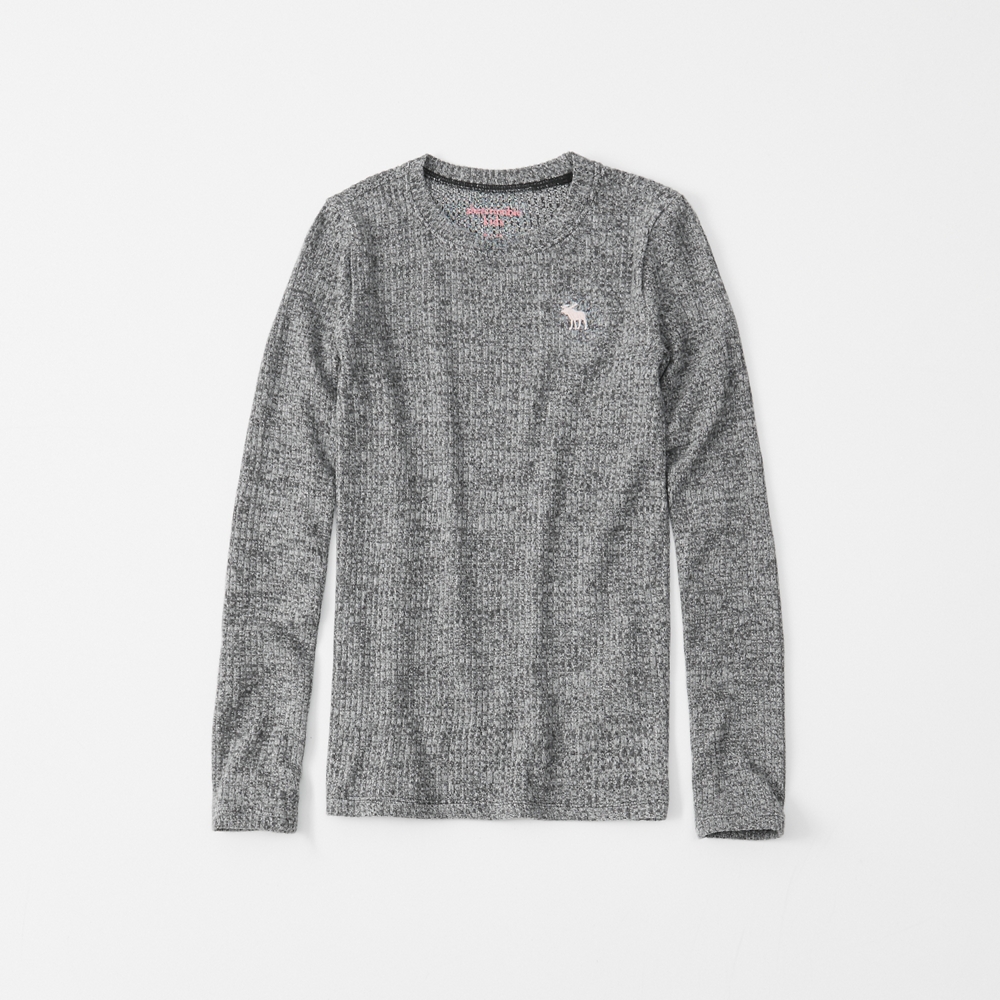 cozy ribbed crewneck tee
