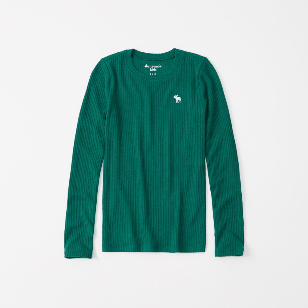 cozy ribbed crewneck tee