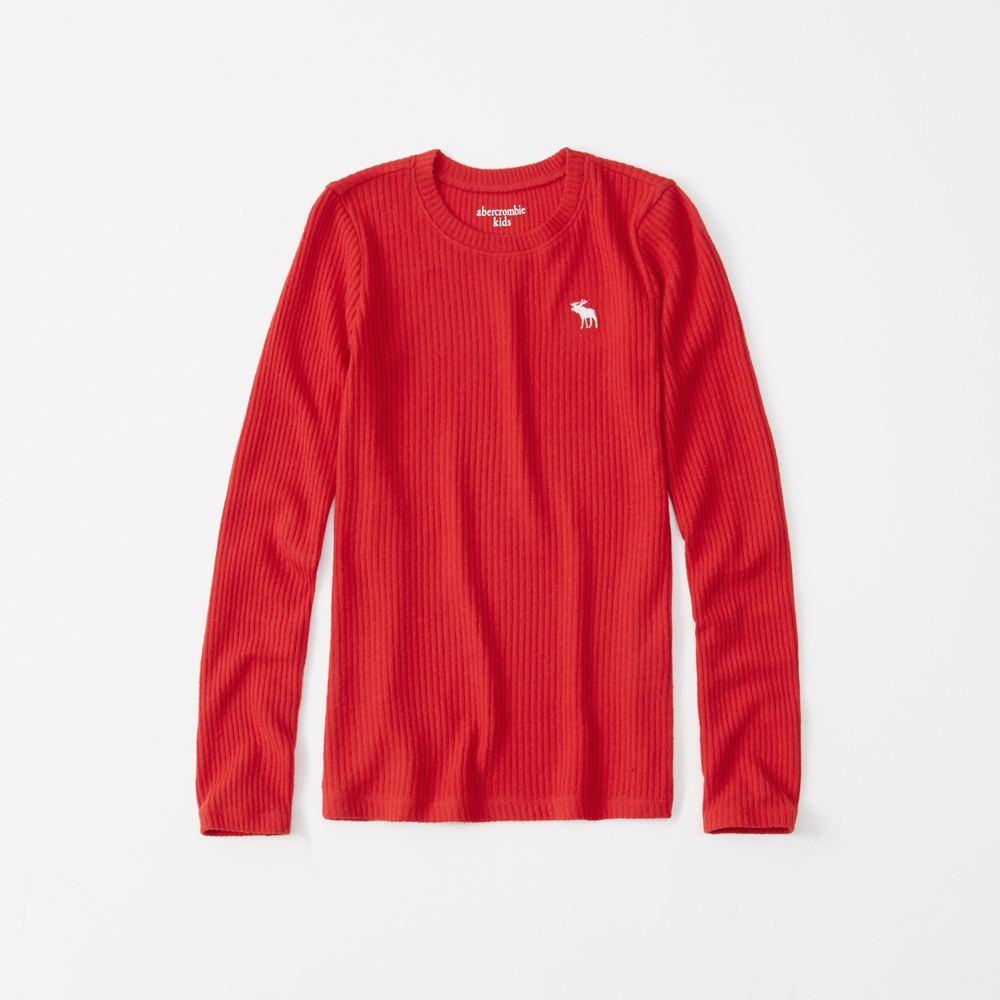 cozy ribbed crewneck tee