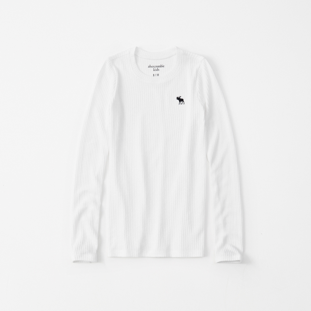 cozy ribbed crewneck tee